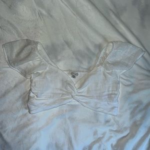 AE knot-front crop top